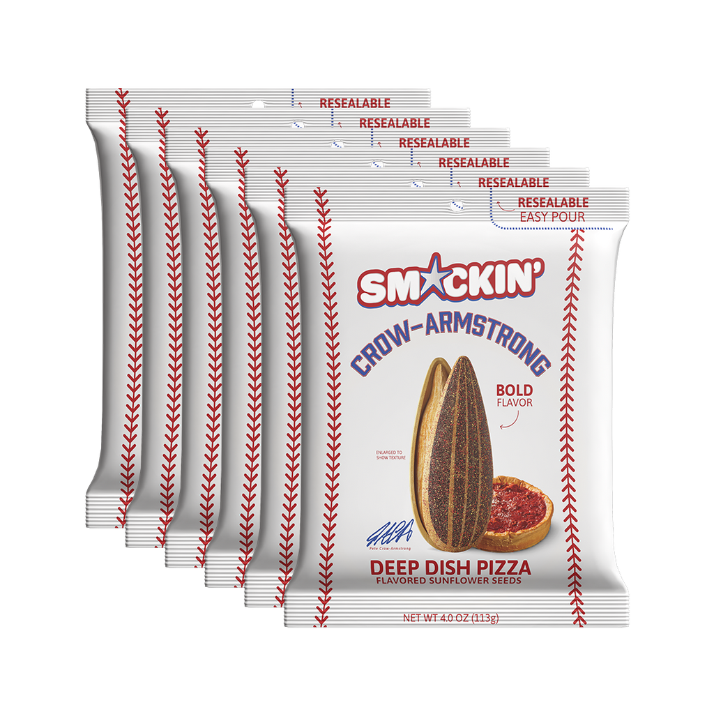 SMACKIN' x PCA Deep Dish Pizza Sunflower Seeds — SMACKIN' Sunflower Seeds