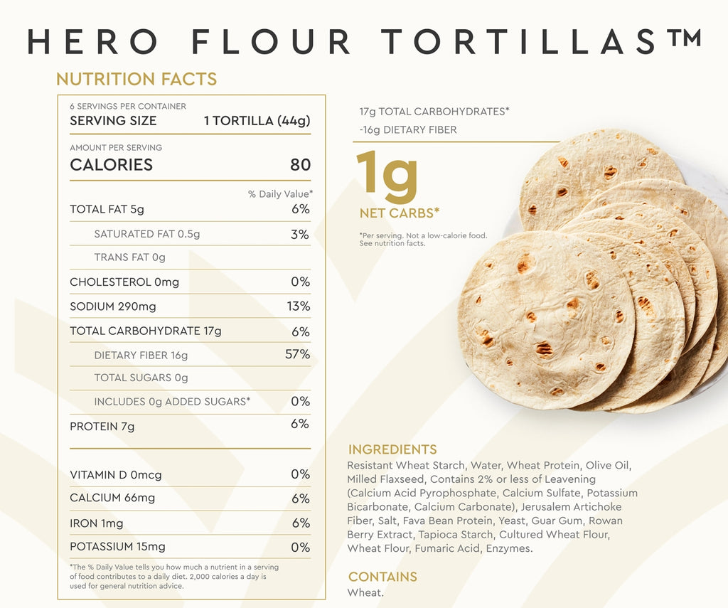 Hero Flour Tortillas™ — Hero Bread