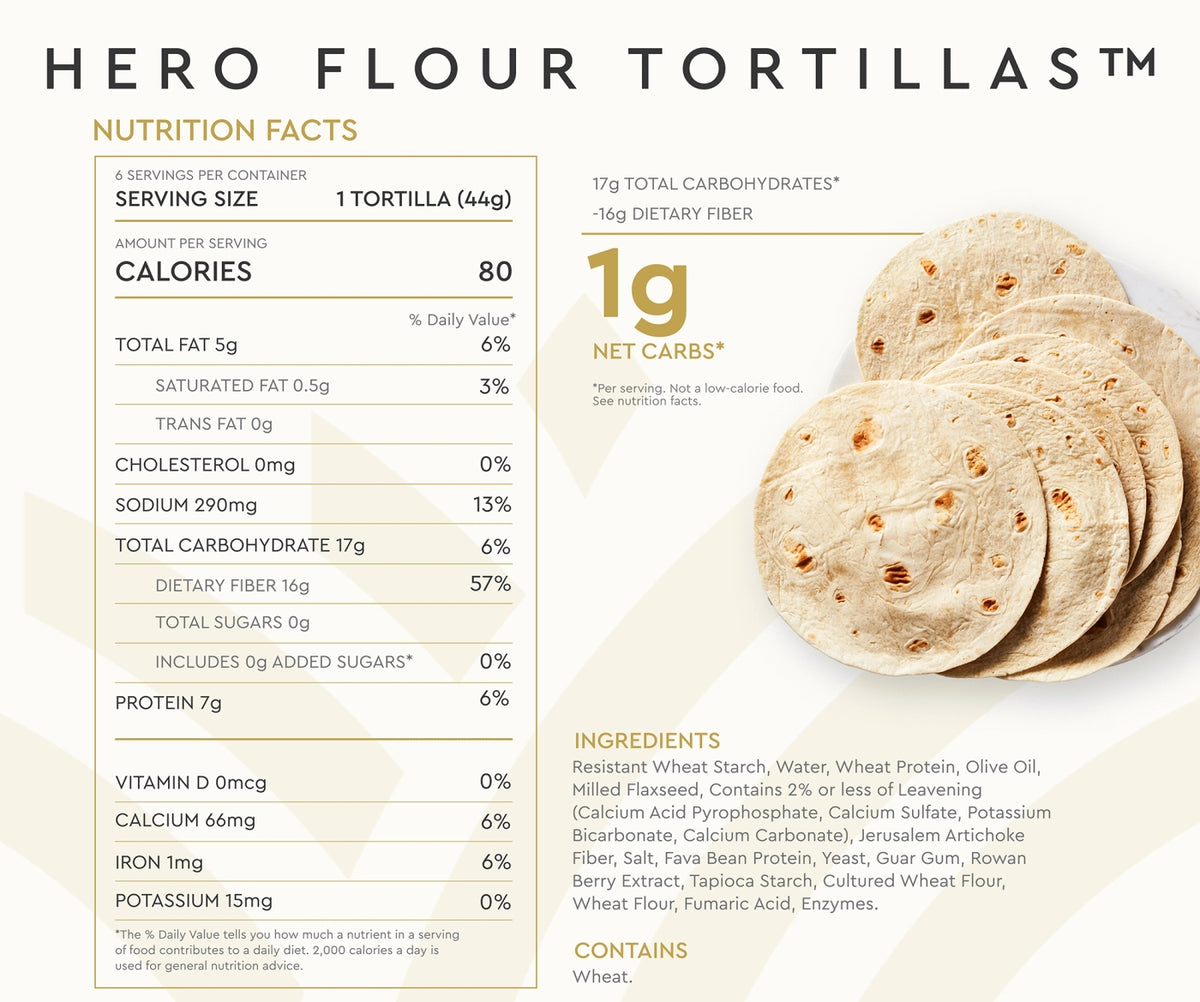 Hero Flour Tortillas™ — Hero Bread