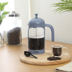 Mr. Coffee Retro Brew French Press Coffee Maker, 31 oz. Glass Carafe with High Heat Resistant Durable Borosilicate Glass & Colorful Frame and Plunger, Includes Coffee Scoop — Gibson Homewares