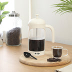 Mr. Coffee Retro Brew French Press Coffee Maker, 31 oz. Glass Carafe with High Heat Resistant Durable Borosilicate Glass & Colorful Frame and Plunger, Includes Coffee Scoop — Gibson Homewares