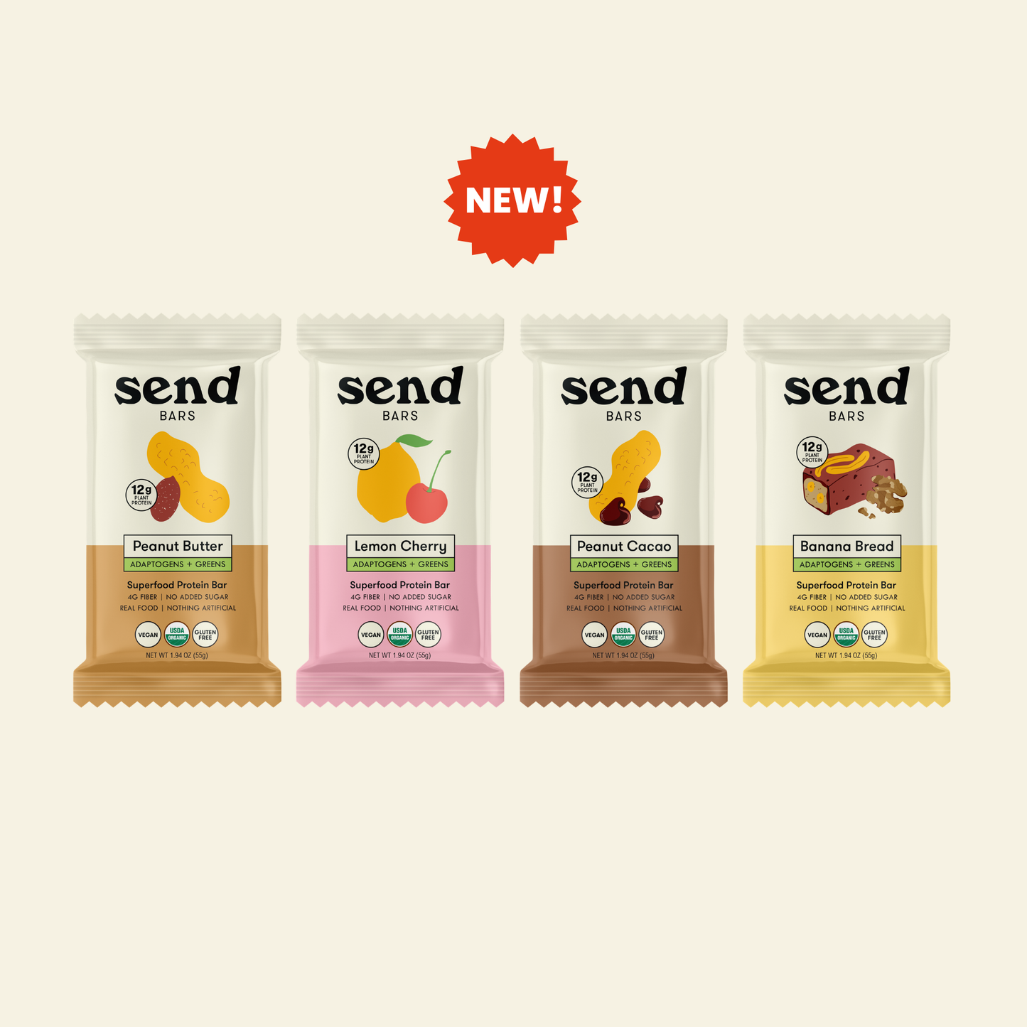 Organic Full SEND Variety Box — Send Bars