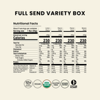 Organic Full SEND Variety Box — Send Bars