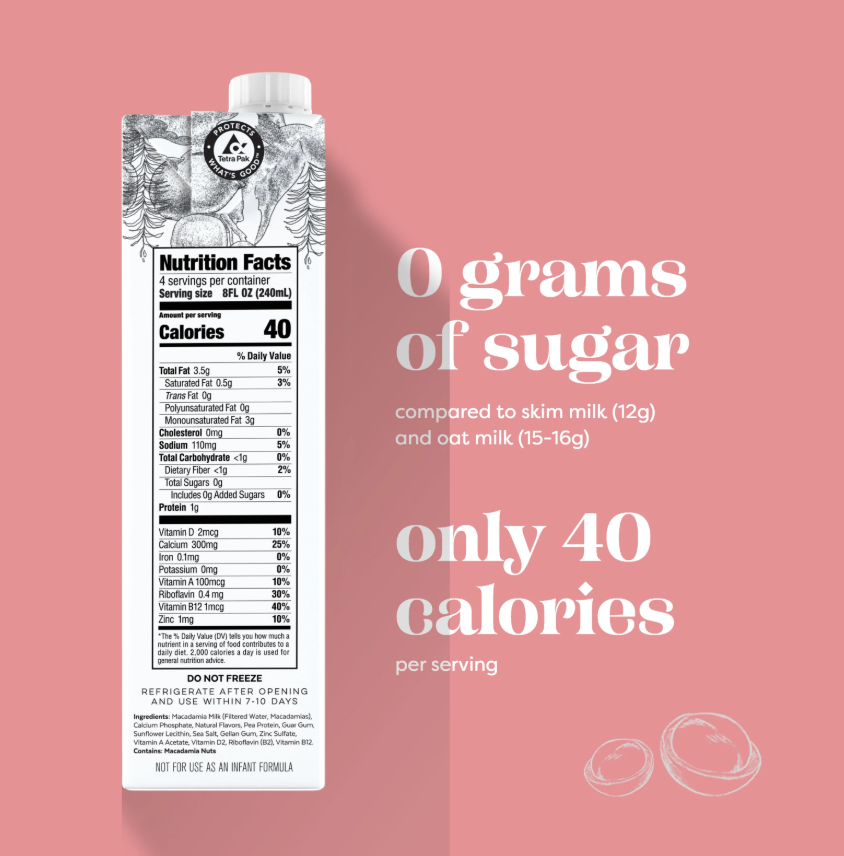 Milkadamia Plant Milk - Pack of 6 (32 oz)