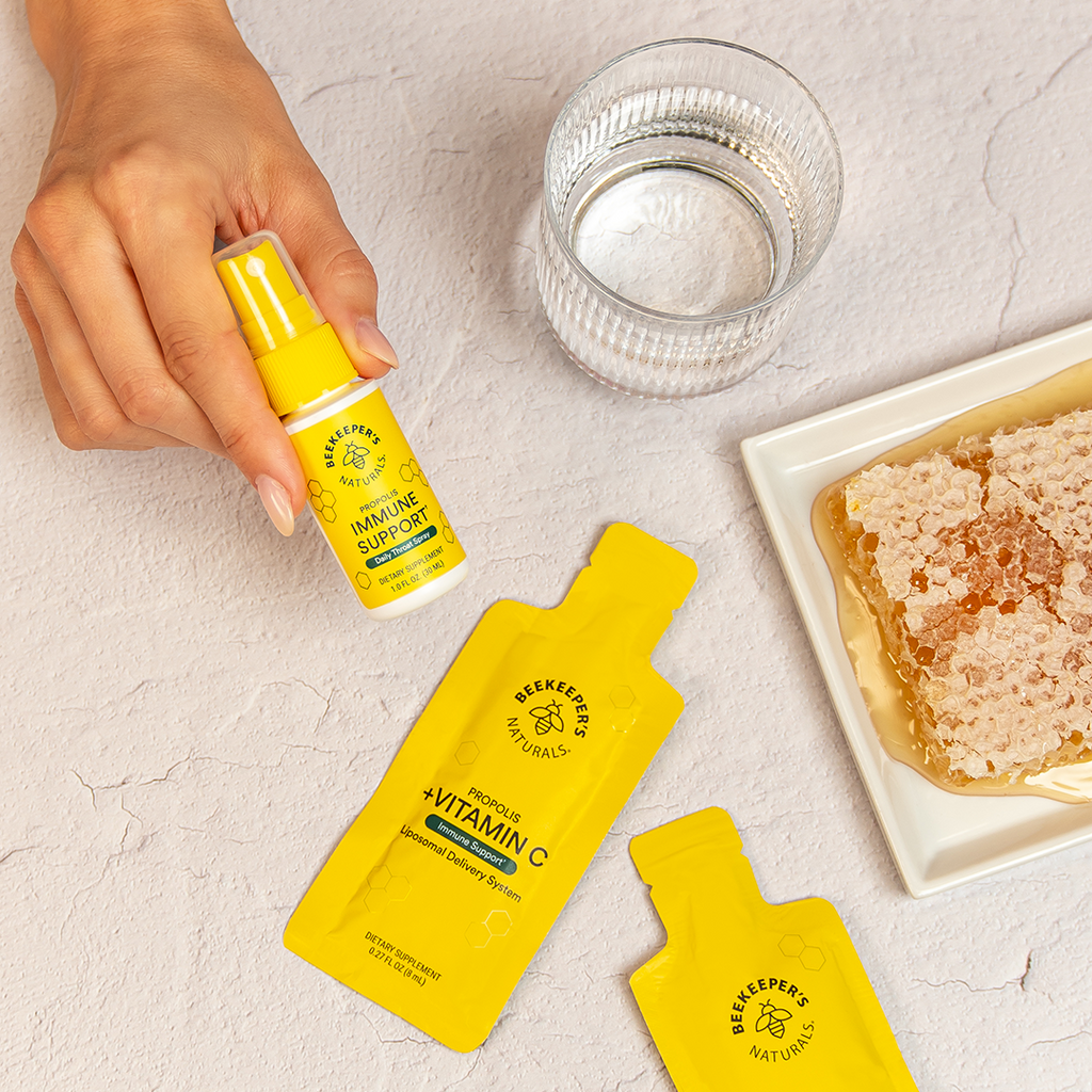 Propolis Immune Support Throat Spray — Beekeeper's Naturals