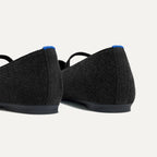 The Max Square Mary Jane - ReVelvet™ Black — Rothys