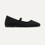 The Max Square Mary Jane - ReVelvet™ Black — Rothys