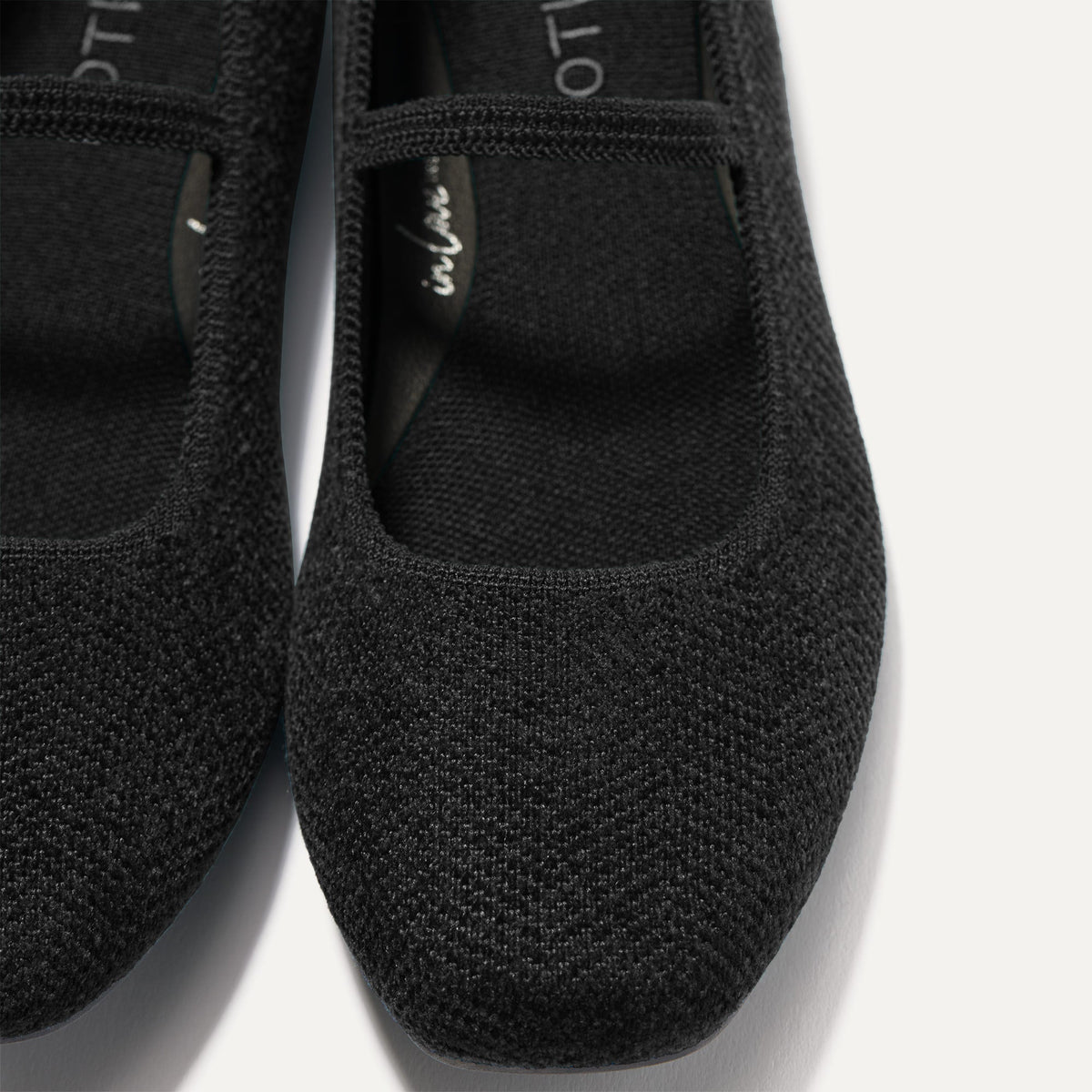 The Max Square Mary Jane - ReVelvet™ Black — Rothys