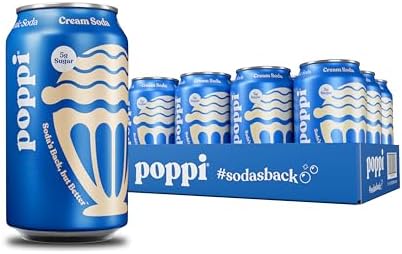 Poppi Sparkling Prebiotic Soda Cream Soda Flavor — Poppi