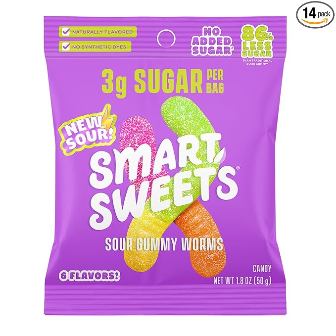 SmartSweets - Sour Gummy Worms — SmartSweets US
