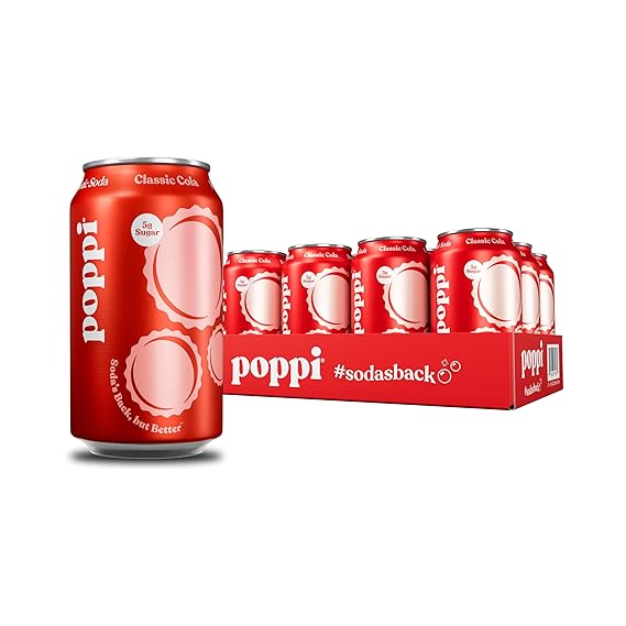 Poppi Sparkling Prebiotic Soda Cream Soda Flavor — Poppi