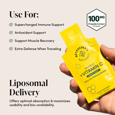 Propolis + Vitamin C Liposomal — Beekeeper's Naturals