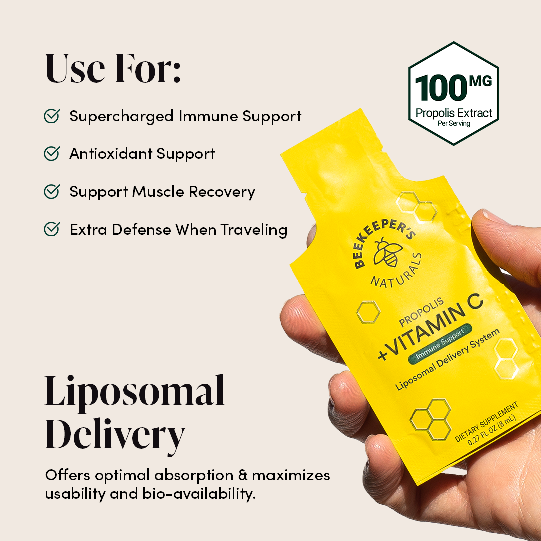 Propolis + Vitamin C Liposomal — Beekeeper's Naturals