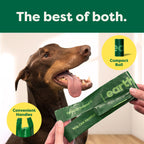 Dog Poop Bags With Handles on a Roll — Earth Rated