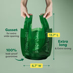 Dog Poop Bags With Handles on a Roll — Earth Rated