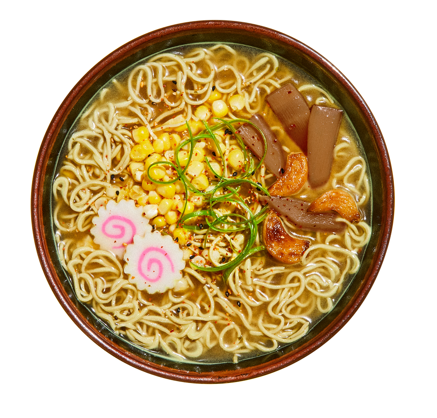 Black Garlic "Chicken" Cup Ramen — immi