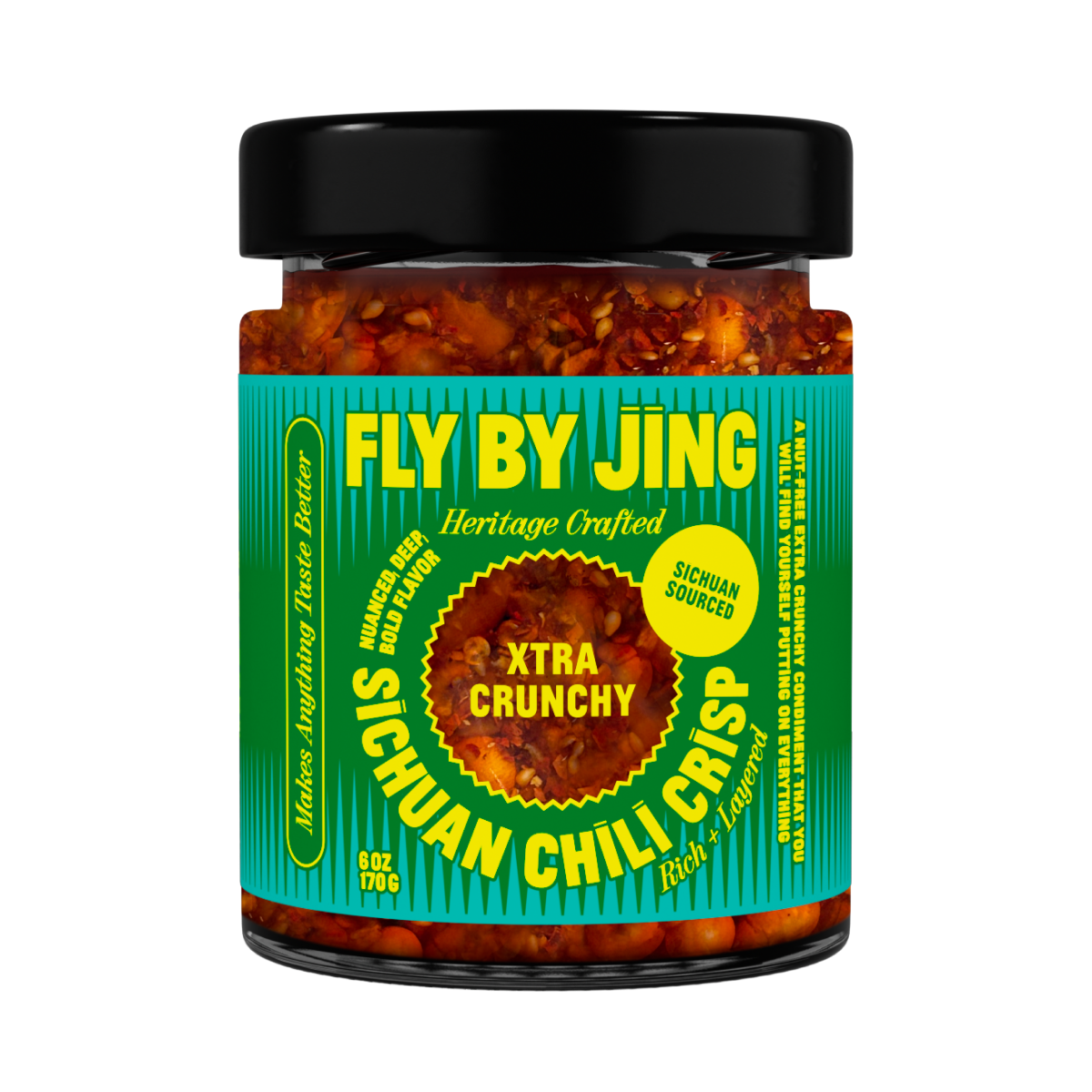 Xtra Crunchy Sichuan Chili Crisp — Fly By Jing
