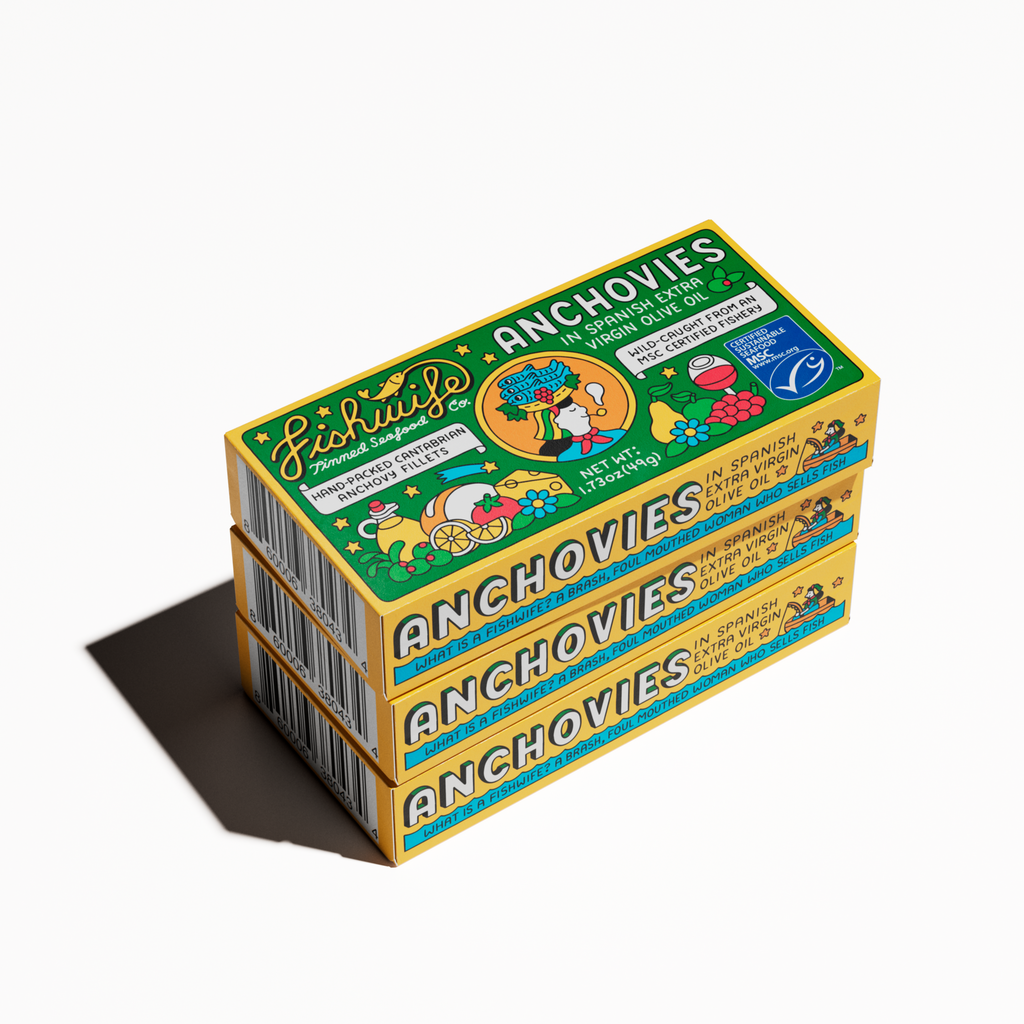 Cantabrian Anchovies in Extra Virgin Olive Oil (3-Pack) — Fishwife