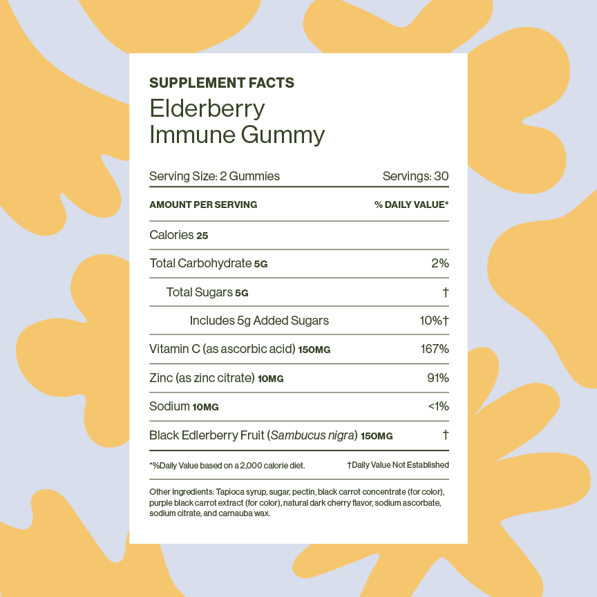 Elderberry Immune Gummy — Hilma
