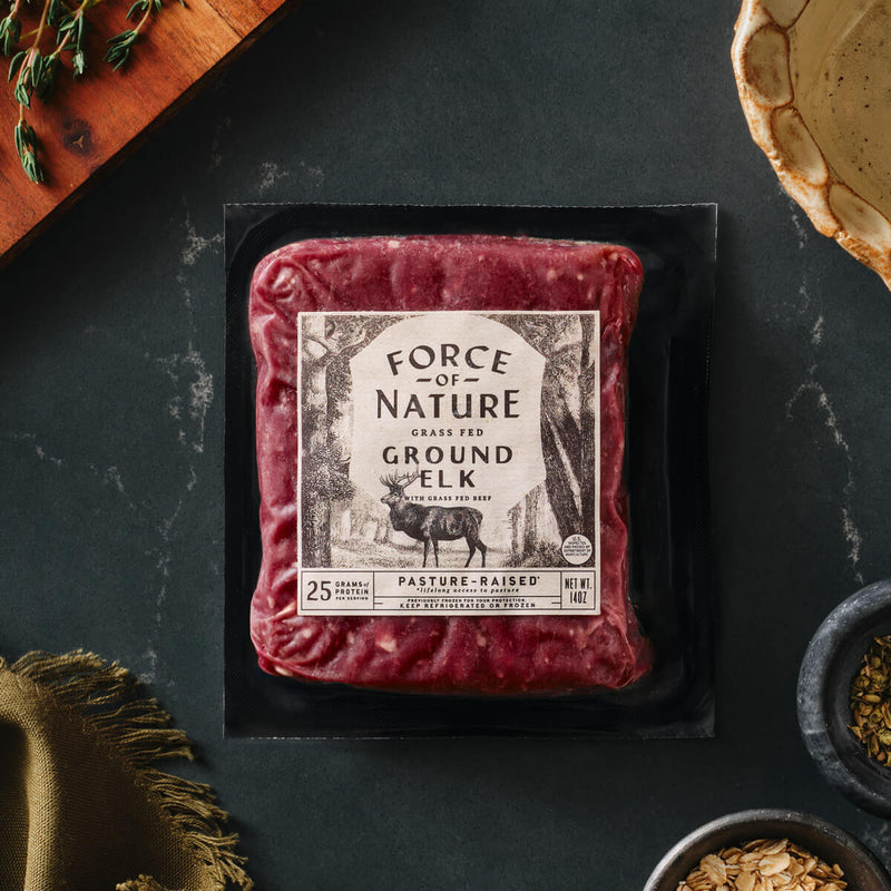Grass Fed Ground Elk — Force of Nature Meats