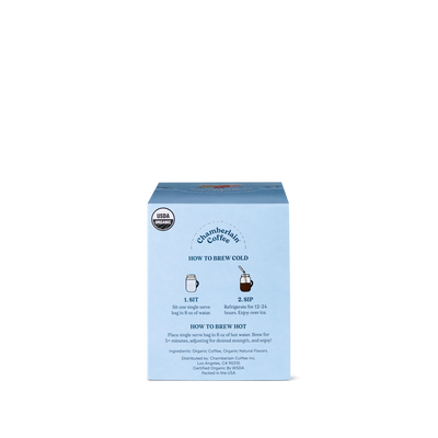 Organic Flavored Variety Cold Brew Singles — Chamberlain Coffee