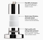 The Jolie Filtered Showerhead — Jolie Skin Co