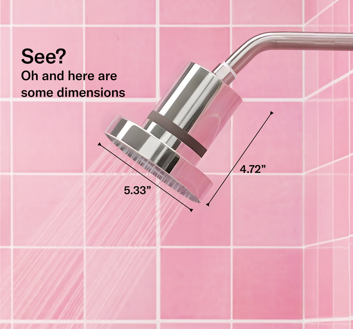 The Jolie Filtered Showerhead — Jolie Skin Co