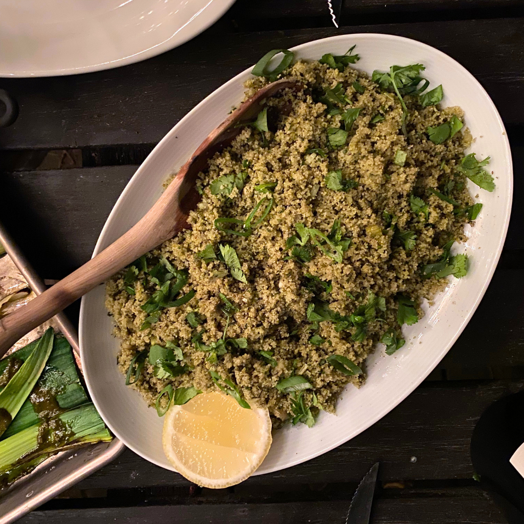 Greens Fonio Pilaf — YOLELE