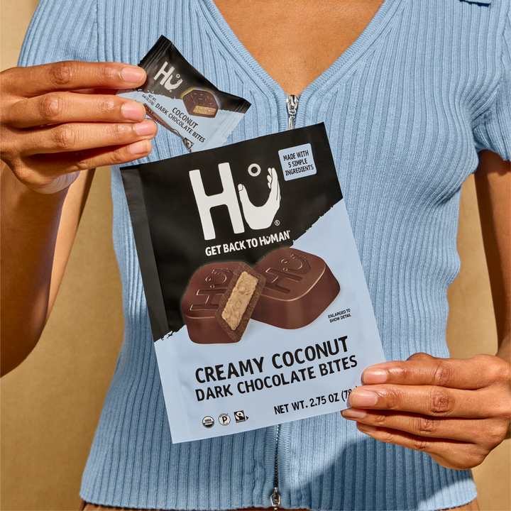 Creamy Coconut Dark Chocolate Bites — Hu Kitchen