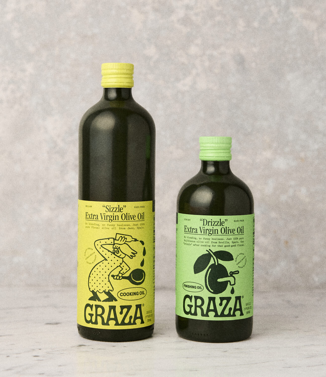 “Drizzle” & “Sizzle” Glass