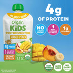 Kids Protein Smoothie Pouch - Mango Peach — Orgain