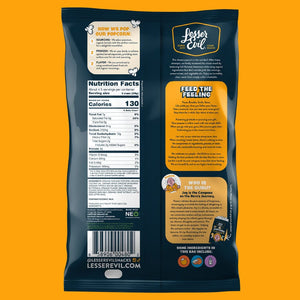 Real Organic Cheddar Popcorn — LesserEvil Snacks