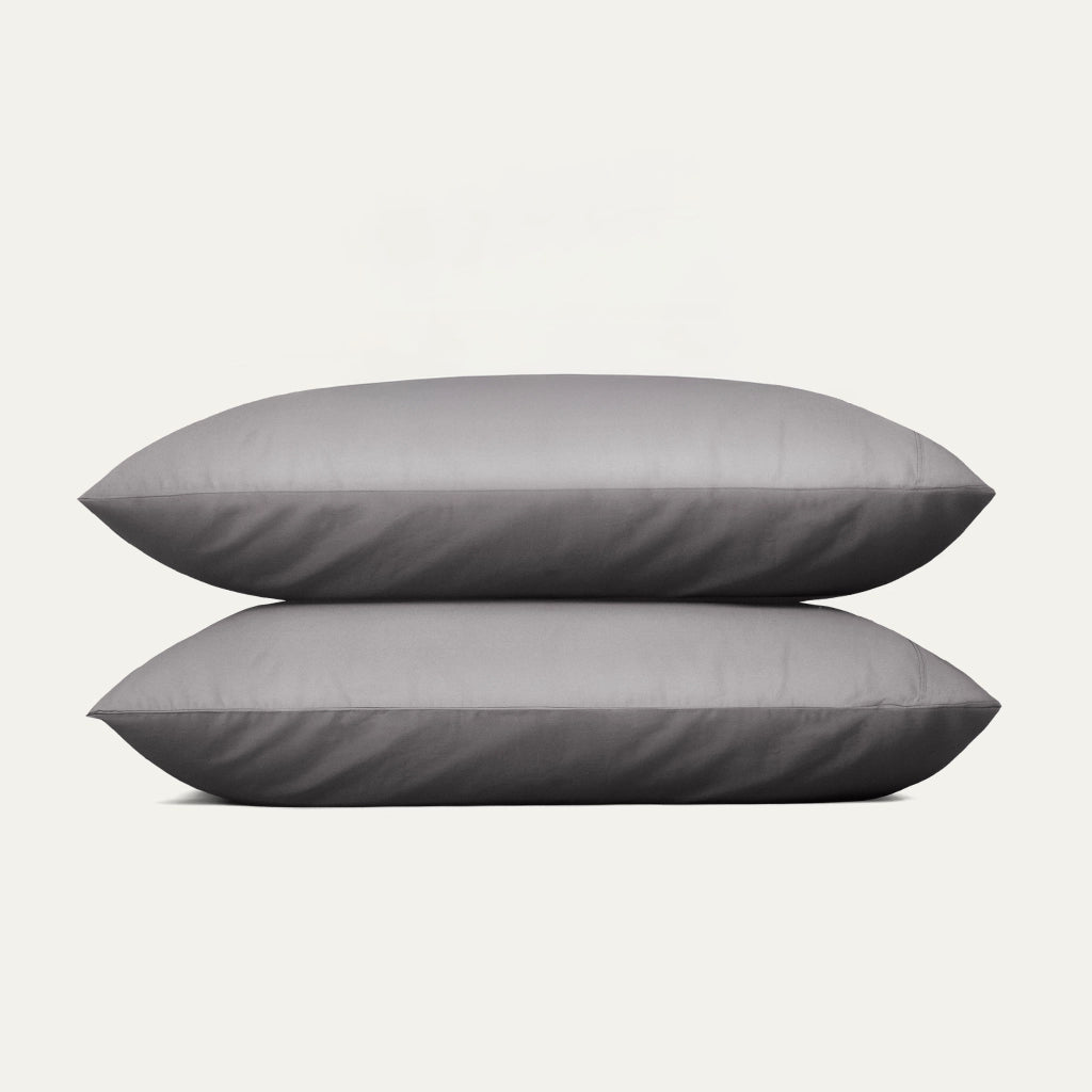 Miracle Made Luxe Pillowcases Standard in Stone Grey