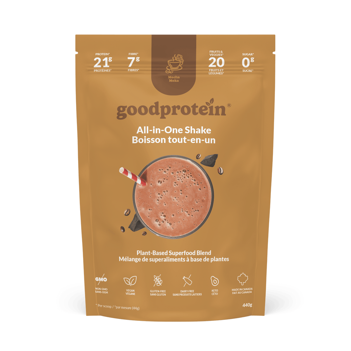 Mocha - All-in-One Shake — Good Protein