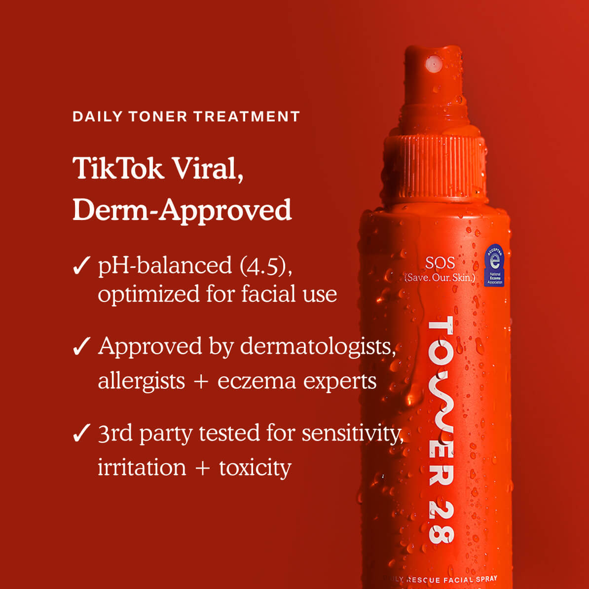 SOS Daily Rescue Facial Spray — Tower 28 Beauty