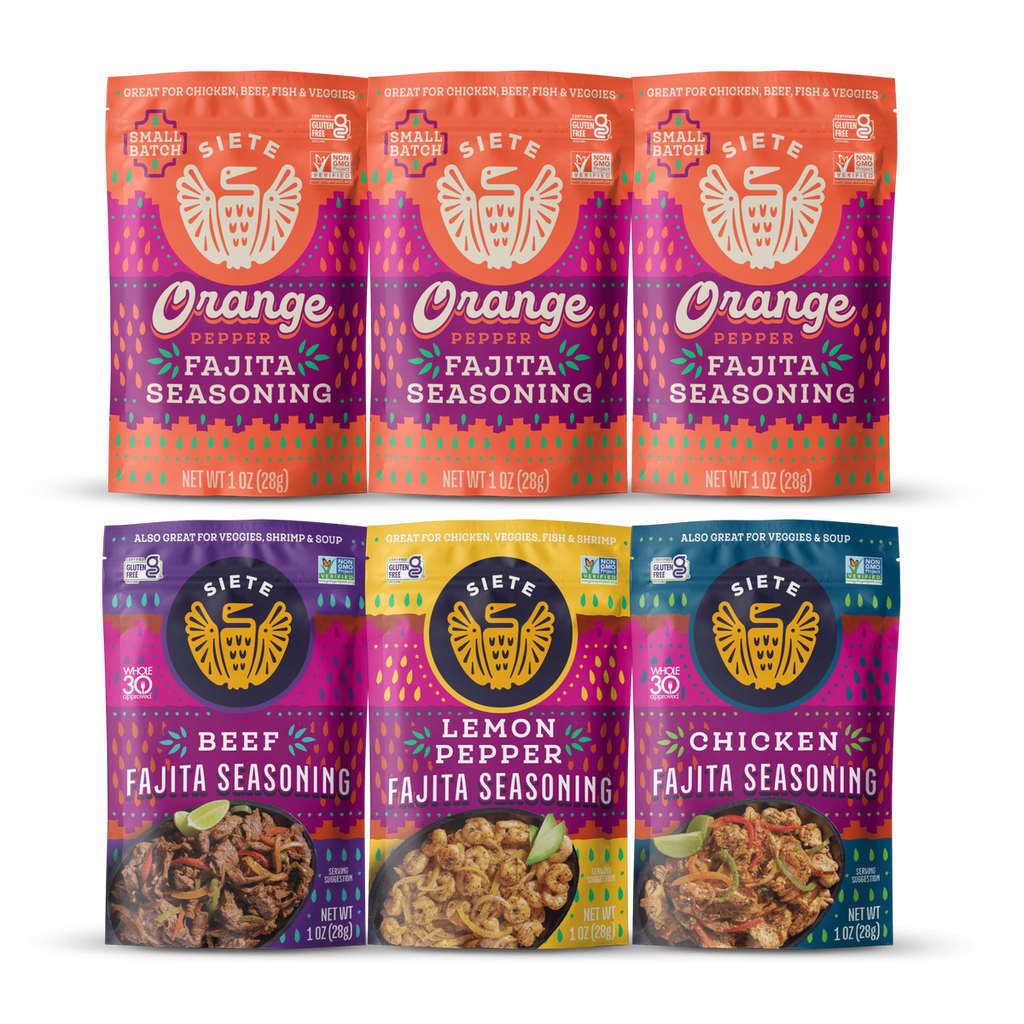 Siete Small Batch Fajita Seasoning Variety Pack — Siete Foods