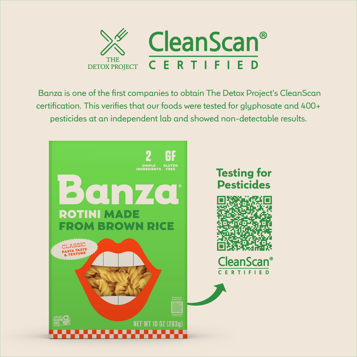 Brown Rice Rotini — Banza