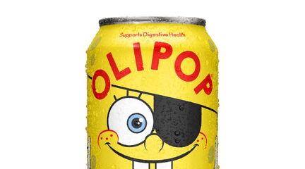 SpongeBob Pineapple Paradise Prebiotic Soda — OLIPOP