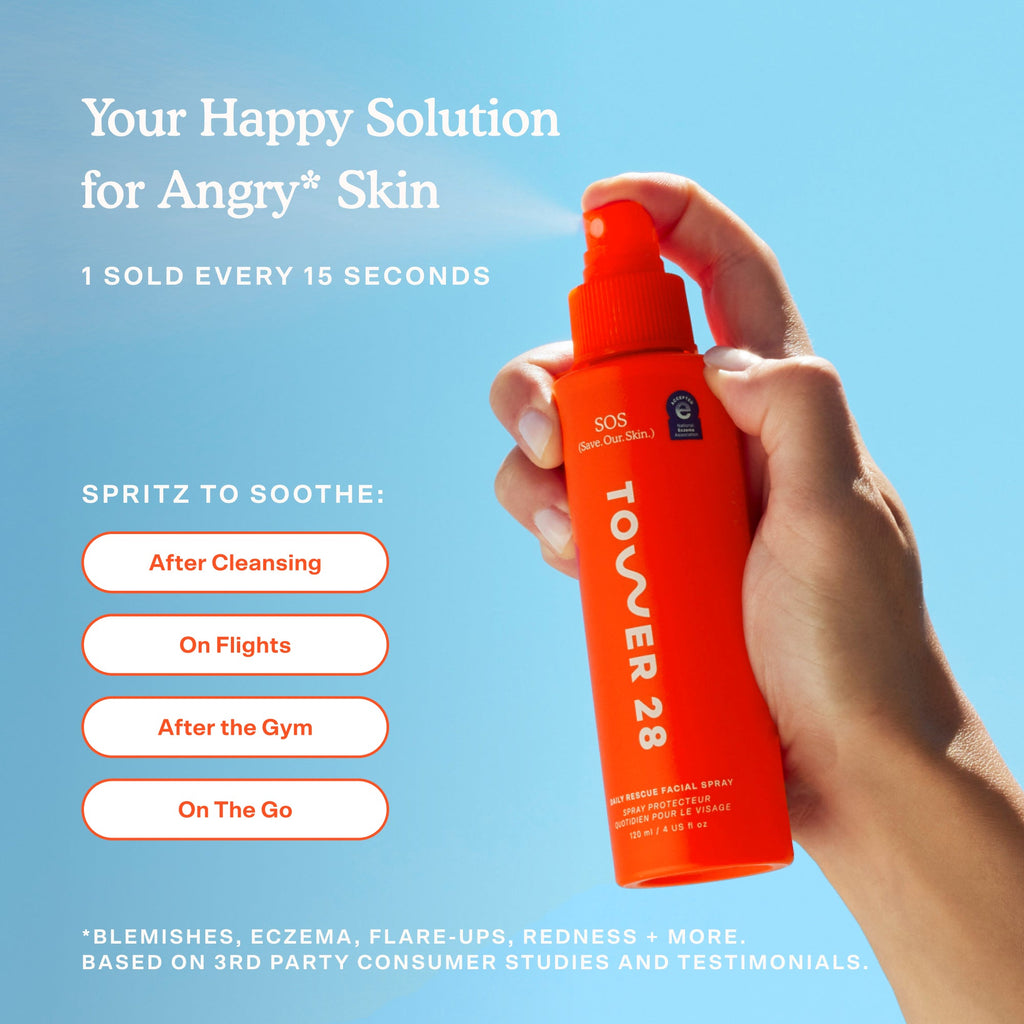 SOS Daily Rescue Facial Spray — Tower 28 Beauty
