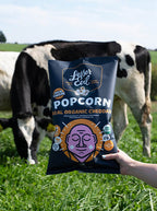 Real Organic Cheddar Popcorn — LesserEvil Snacks