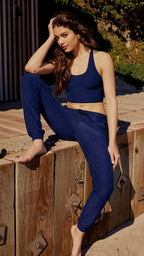 Sapphire Crisscross Tank — Wolven