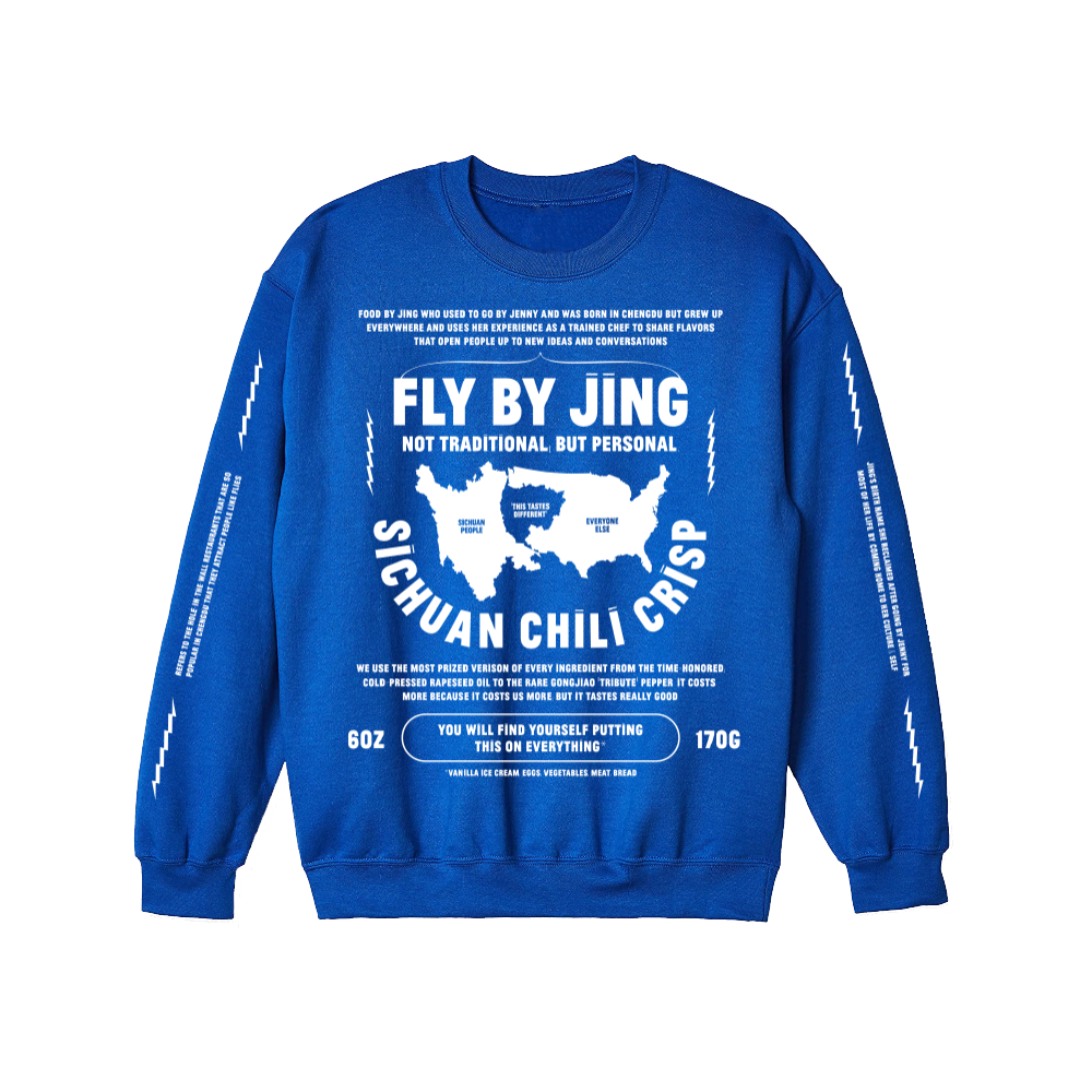 Fly By Jing Blue Sweatshirt