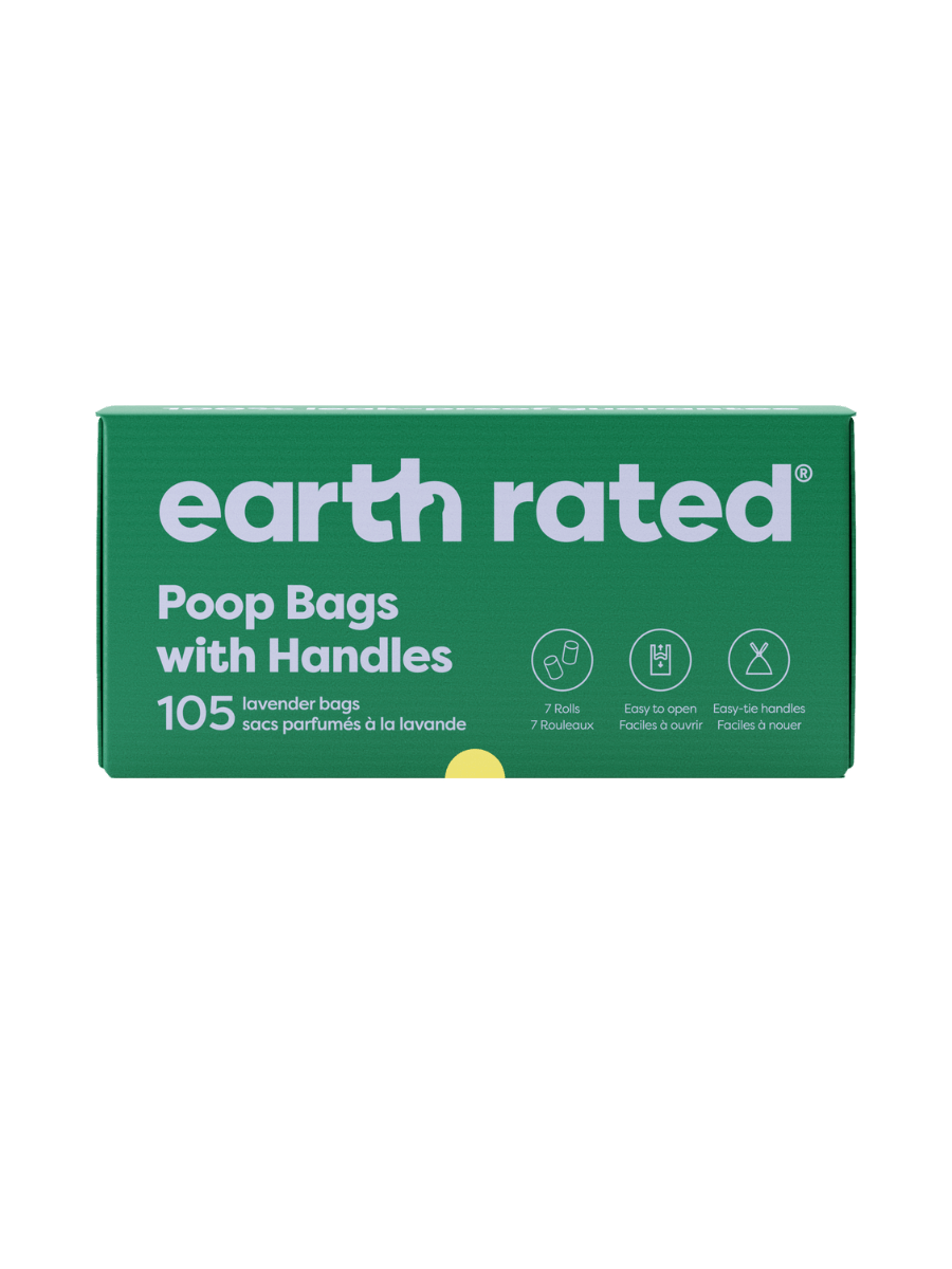 Dog Poop Bags With Handles on a Roll — Earth Rated