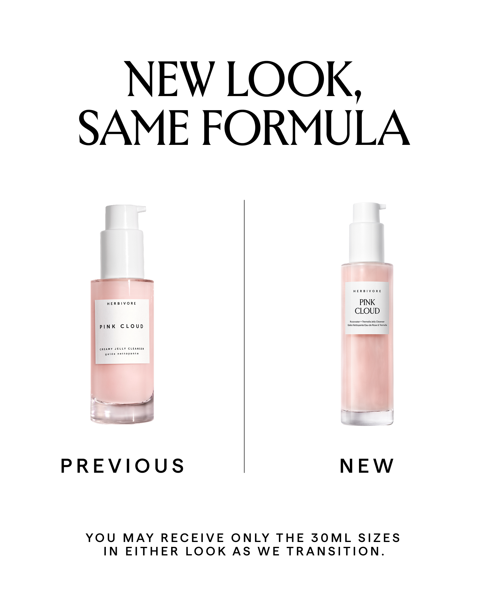 PINK CLOUD Rosewater + Tremella Jelly Facial Cleanser — Herbivore Botanicals