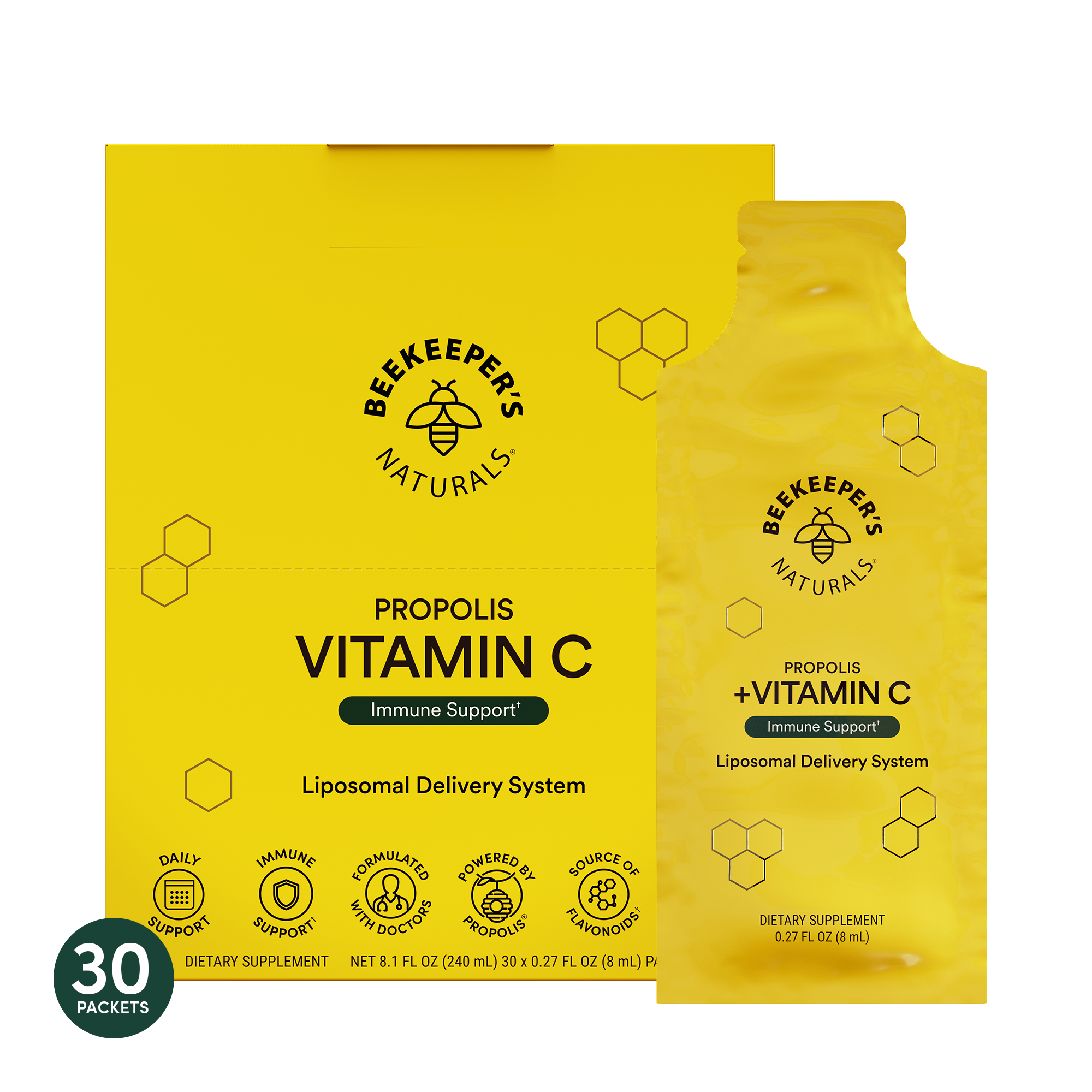 Propolis + Vitamin C Liposomal — Beekeeper's Naturals