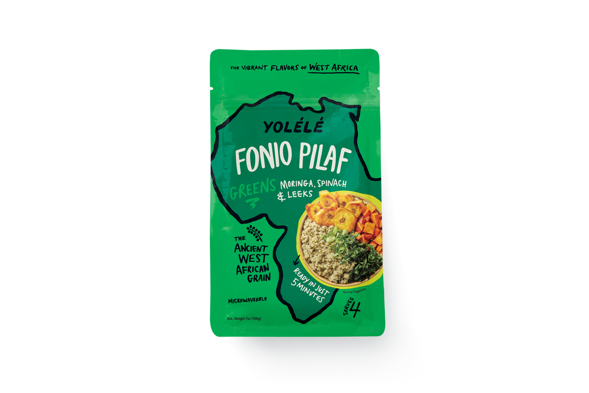 Greens Fonio Pilaf — YOLELE