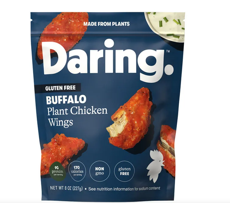 Daring Buffalo Plant Chicken Wings, Gluten-Free (8 oz) — Daring Foods