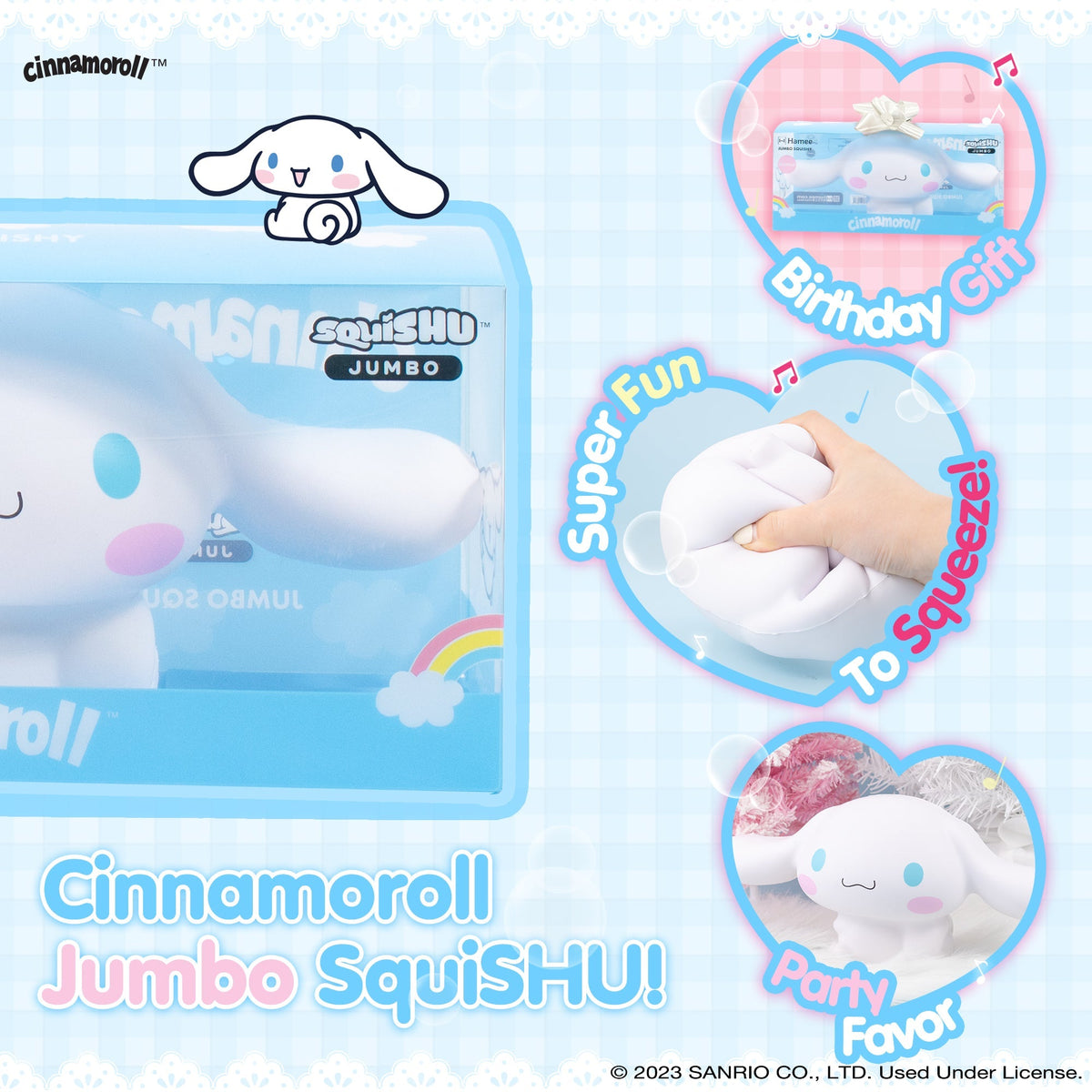 Cinnamoroll Jumbo Squishy Toy — Sanrio