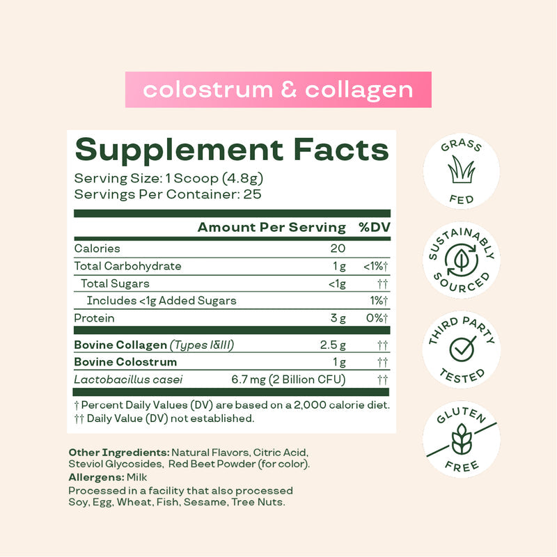 Colostrum & Collagen Peptides — Bloom Nutrition
