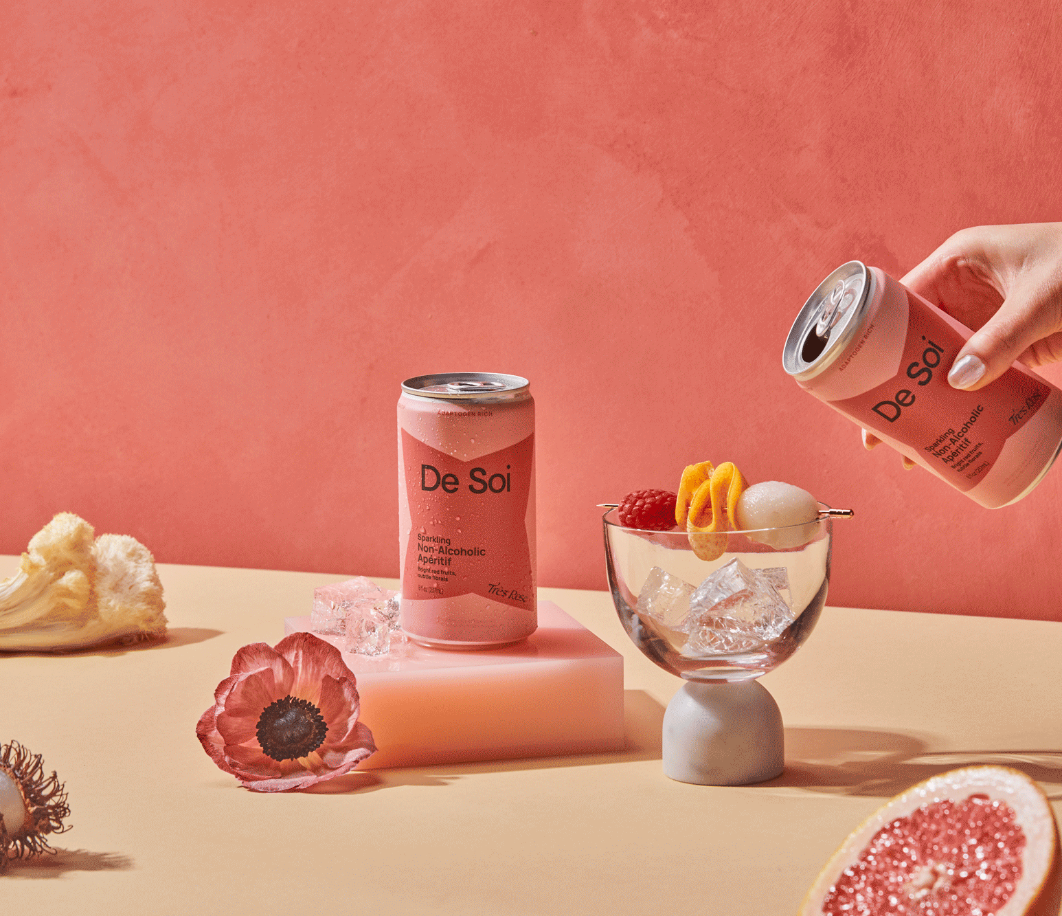 Très Rosé Non-Alcoholic Cocktail — De Soi